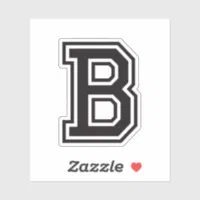 Letter B' Sticker