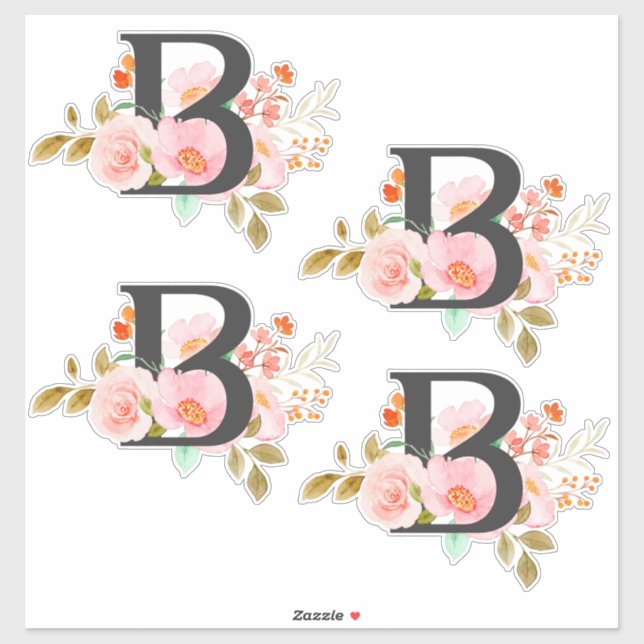 Letter B Sticker (Sheet)