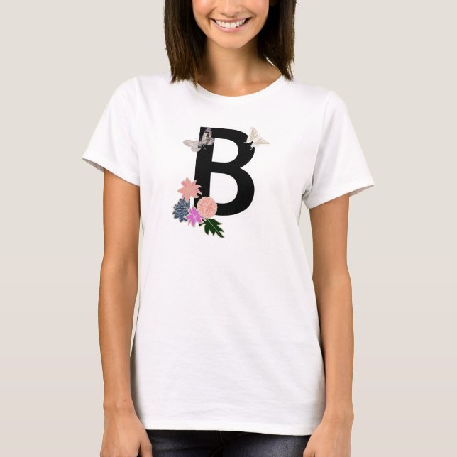 Letter B  T-Shirt (Front)