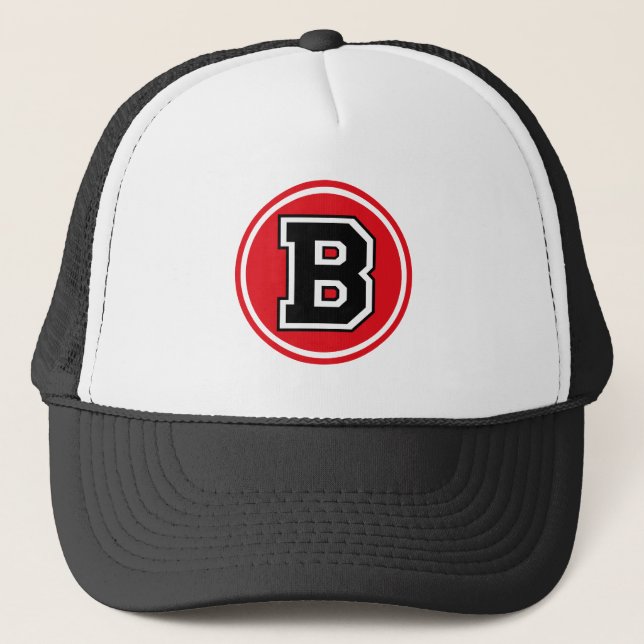 Letter "B" Trucker Hat (Front)