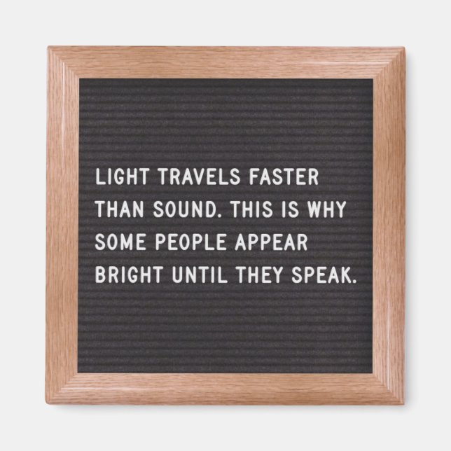 Letter Board  Quote Fridge Magnet (Front)