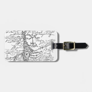 Letter Bodhisattva Luggage Tag