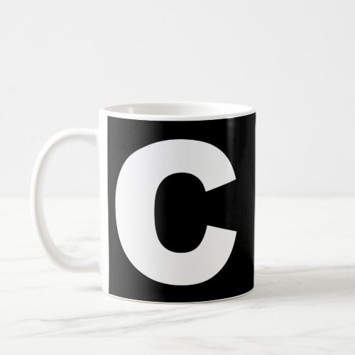 Letter C Alphabet Letters Spell It Out Coffee Mug