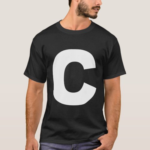 Letter C Alphabet Letters Spell It Out T_Shirt