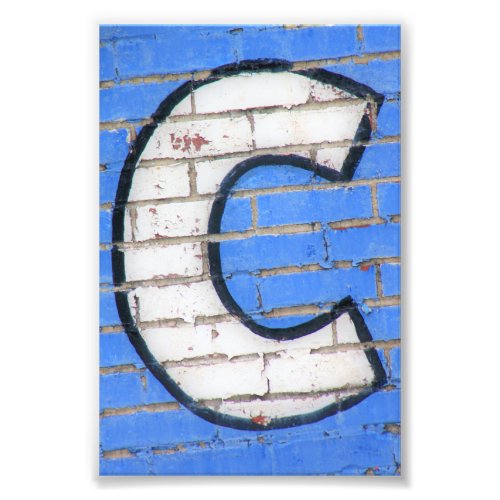 Letter C Alphabet Photography Photo Print