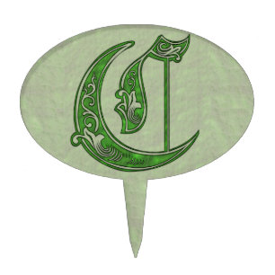 Letter C Cake Topper