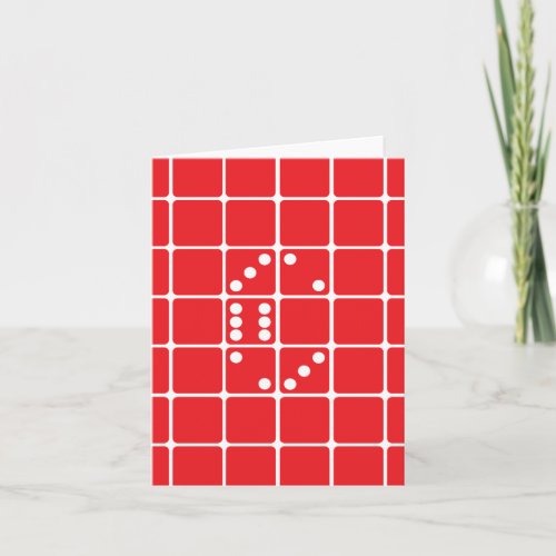 Letter C Dice Note Card