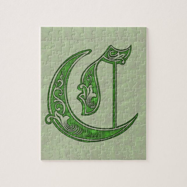 Letter C Jigsaw Puzzle (Vertical)