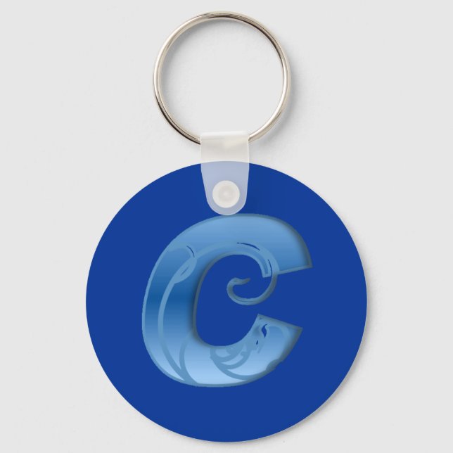 Letter C Keychain (Front)