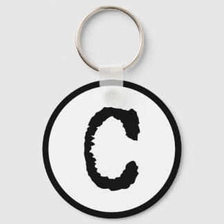 Letter C Keychain