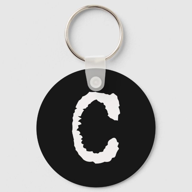 Letter C Keychain (Front)