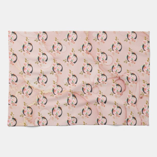 Letter C Kitchen Towel (Horizontal)