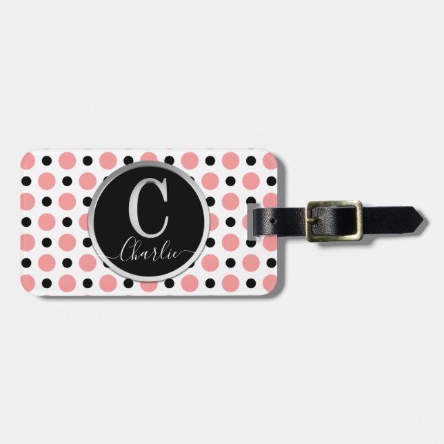Letter C Luggage Tag (Front Horizontal)