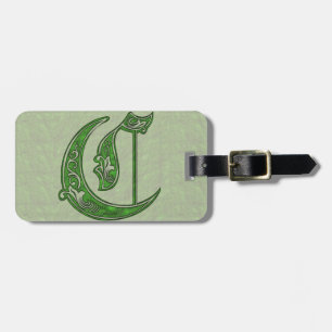 Letter C Luggage Tag