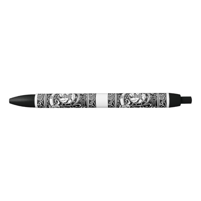Letter C Medieval Monogram Art Nouveau Pen (Front)