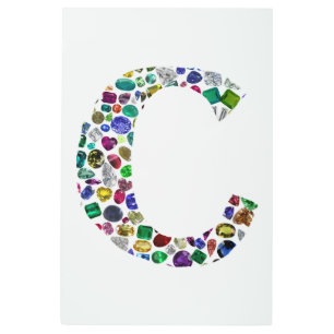 Letter C Metal Print