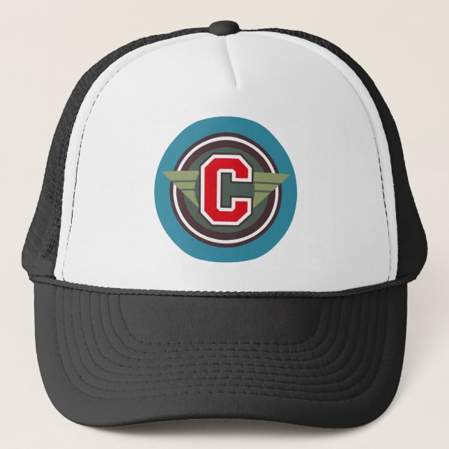 Letter "C" Monogram Trucker Hat (Front)
