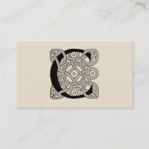 Letter C Monogram Vintage Celtic Knot Print