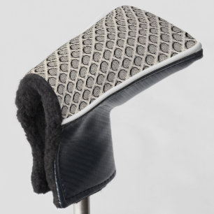 Letter C Monogram Vintage Celtic Knot Print Golf Head Cover