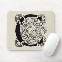 Letter C Monogram Vintage Celtic Knot Print