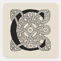 Letter C Monogram Vintage Celtic Knot Print