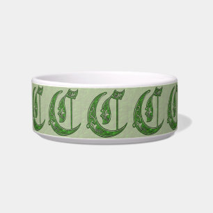 Letter C Pet Bowl