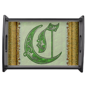 Letter C Serving Tray