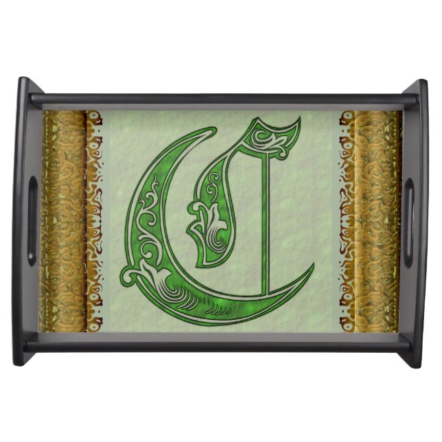Letter C Serving Tray (Front)