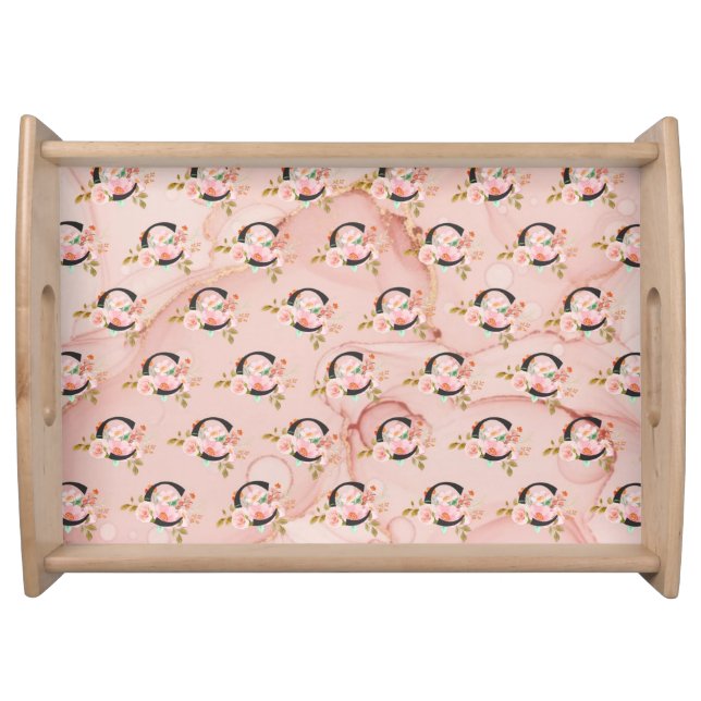 Letter C Serving Tray (Front)