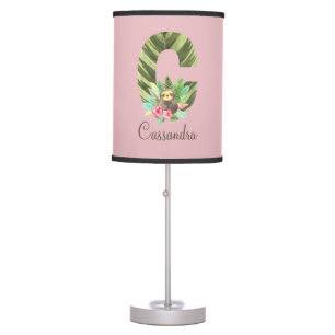 Letter C Sloth Lamp