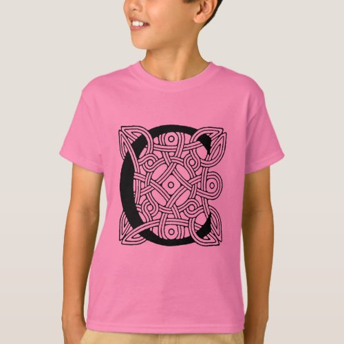 Letter C Vintage Celtic Knot Monogram T_Shirt