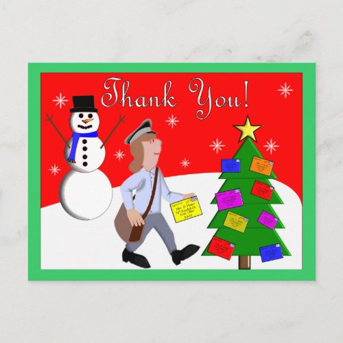 Letter Carrier Thank You Cards