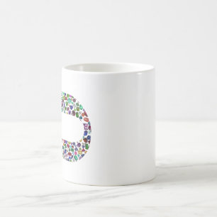 Letter 'CHAF' Color Morph Mug