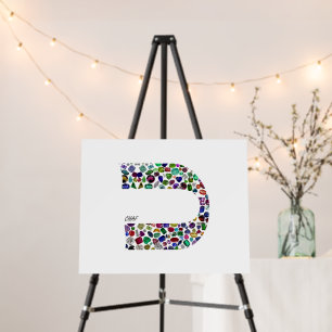 Letter 'CHAF' Foam Board