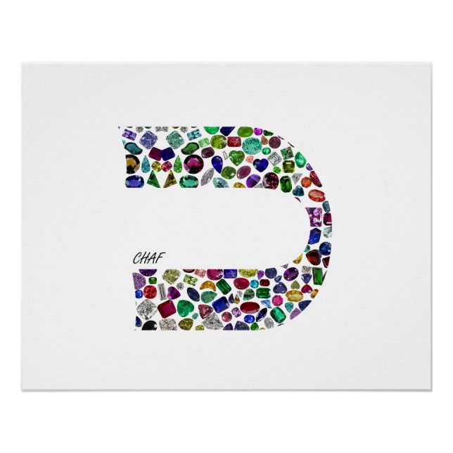 Letter 'CHAF' Poster (Front)