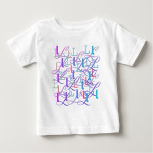 Letter Confetti "L" Baby T-Shirt