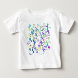 Letter Confetti "S" Baby T-Shirt