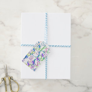 Letter Confetti "S" Gift Tags