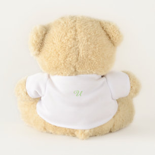 Letter Confetti "U"  Teddy Bear
