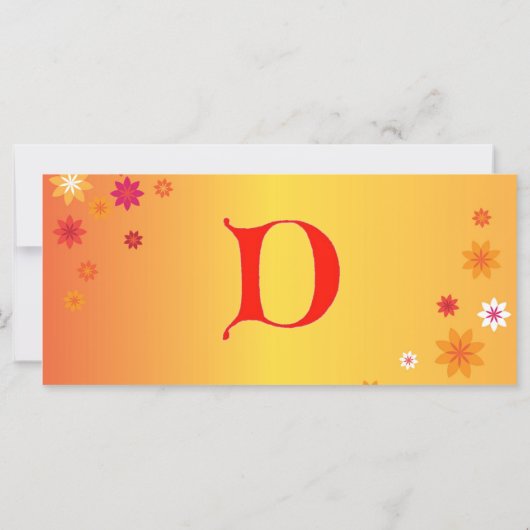 Letter D Book Mark (Back)