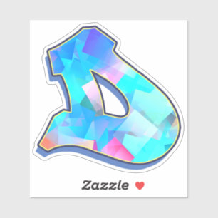 Letter D _ Graffiti Alphabet Letters Sticker