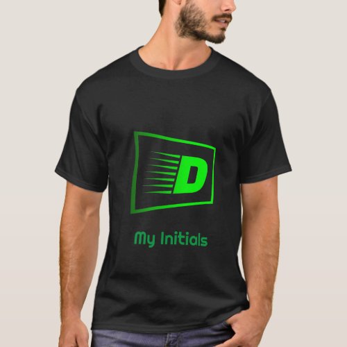 Letter D Initials Unique Name T_Shirt