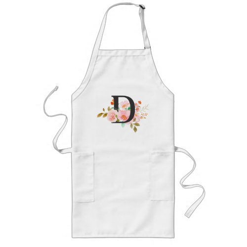 Letter D Long Apron