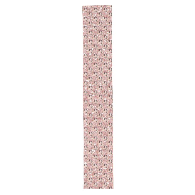 Letter D Long Table Runner (Front)