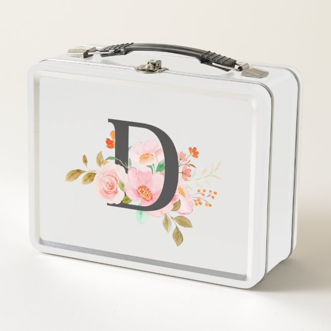 Letter D Metal Lunch Box (Front)