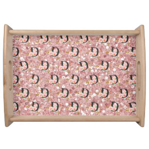 Letter D Serving Tray