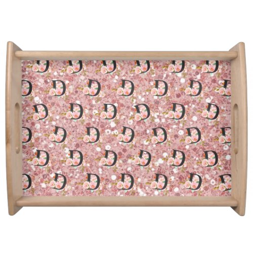 Letter D Serving Tray