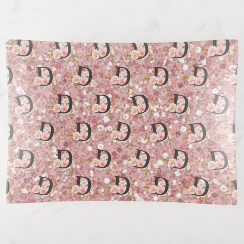 Letter D Trinket Tray