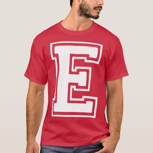 Letter E 1 T_Shirt