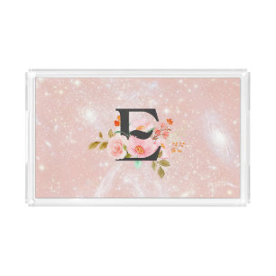 Letter E Acrylic Tray